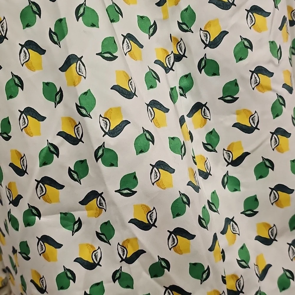 Boden Mischa Belted Lemon & Lime Dress Sz 14R NWT - Picture 8 of 13
